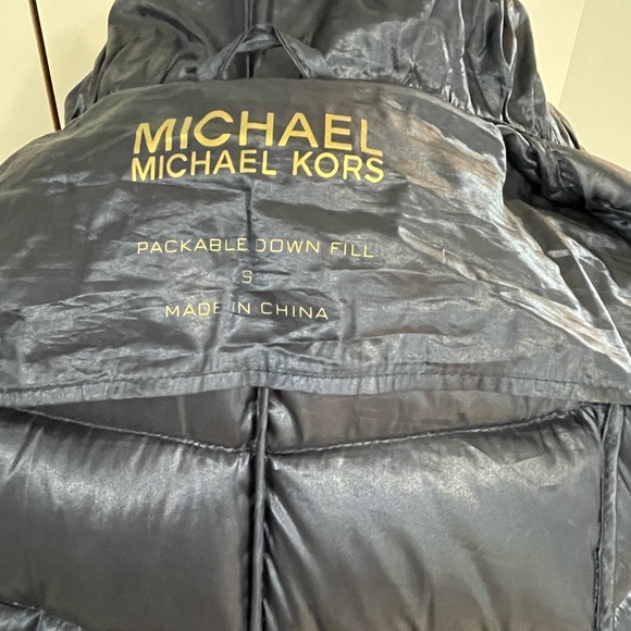 Michael Kors. Blue. Down Jacket. Small - Picture 2 of 3